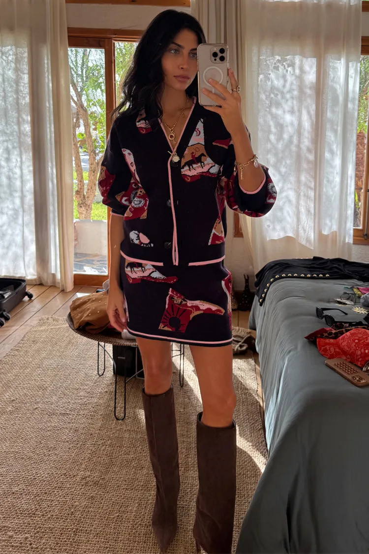 Navy Cowboy Boots Jake Skirt sold by Never Fully Dressed product image thumbnail 2