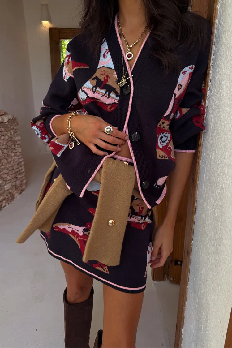 Navy Cowboy Boots Jake Skirt sold by Never Fully Dressed product image thumbnail 3