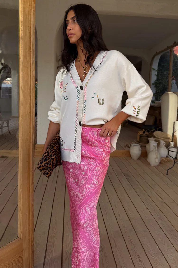 Cream Western Martha Cardigan sold by Never Fully Dressed product image thumbnail 5
