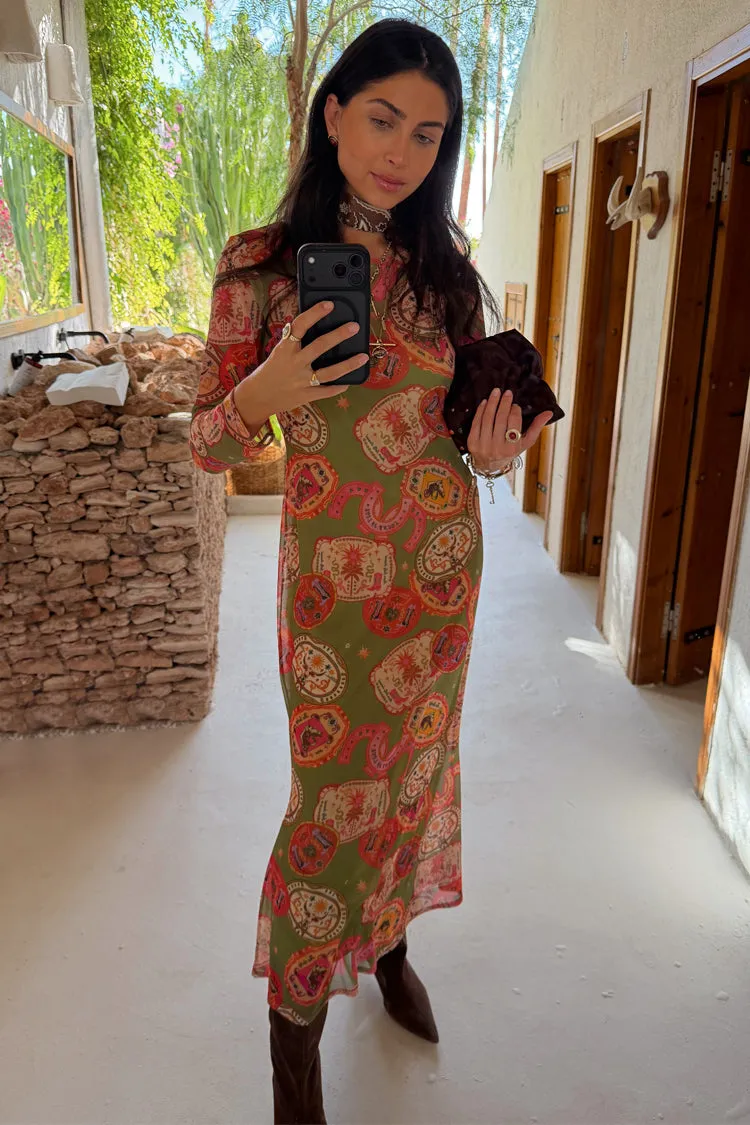 Olive Buckles Mesh Dress sold by Never Fully Dressed product image thumbnail 5