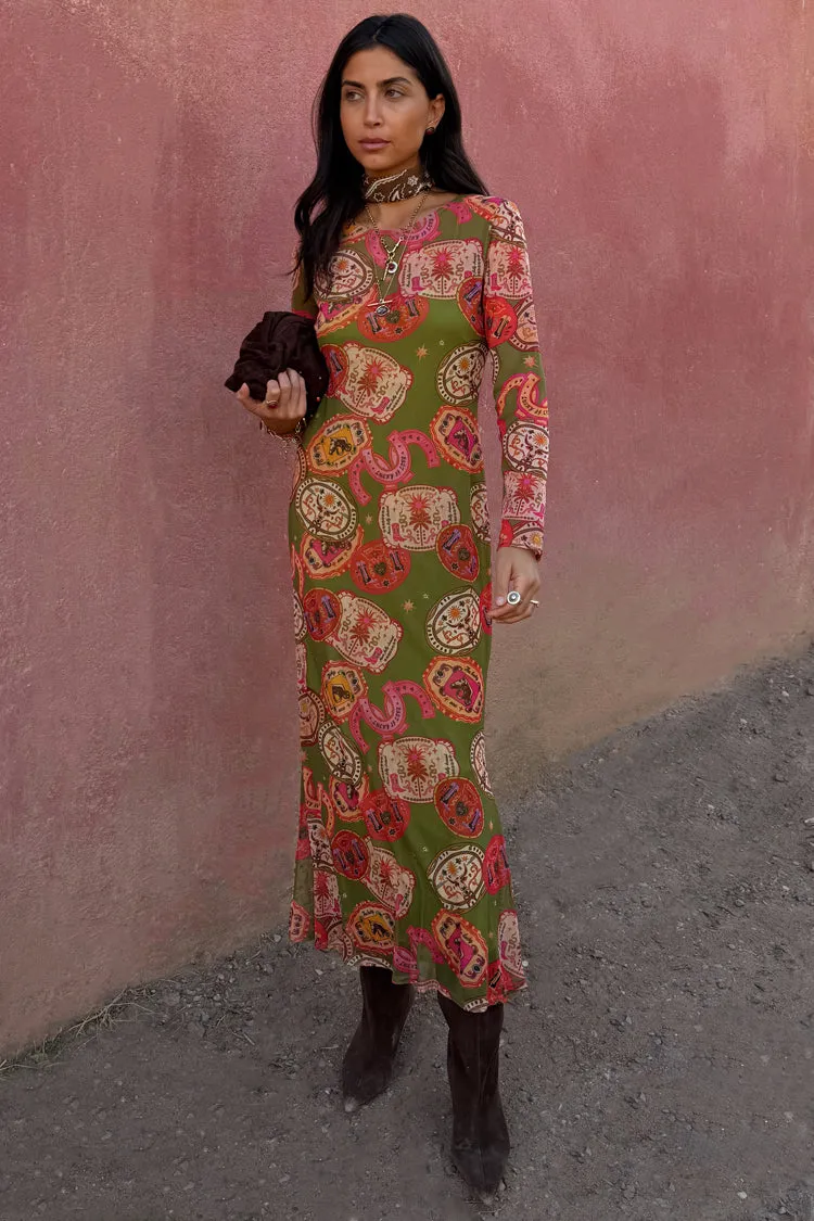 Olive Buckles Mesh Dress sold by Never Fully Dressed product image thumbnail 2