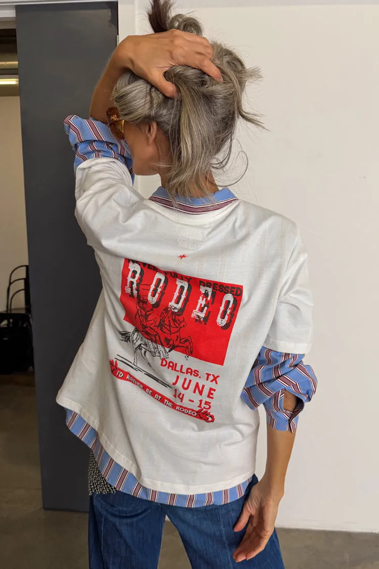 White Rodeo T-Shirt sold by Never Fully Dressed product image thumbnail 2