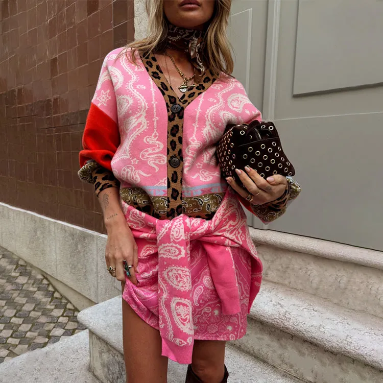 Splice Bandana Cardigan sold by Never Fully Dressed