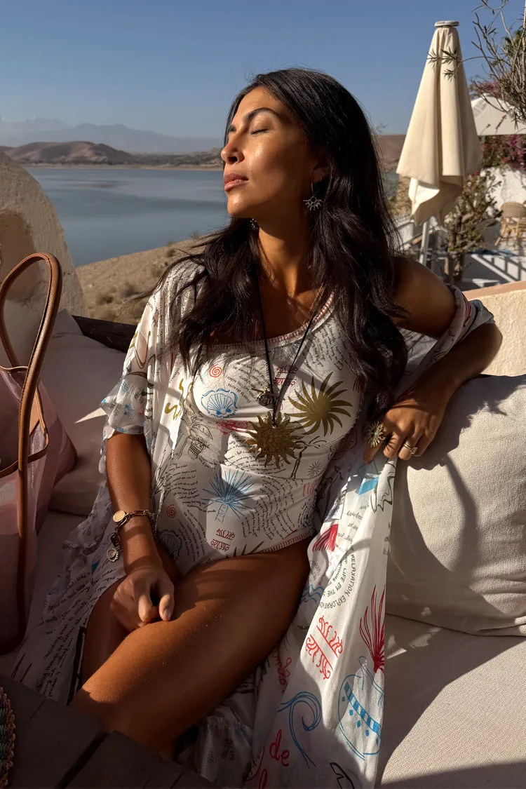 Cream Palma One Shoulder Swimsuit sold by Never Fully Dressed product image thumbnail 5