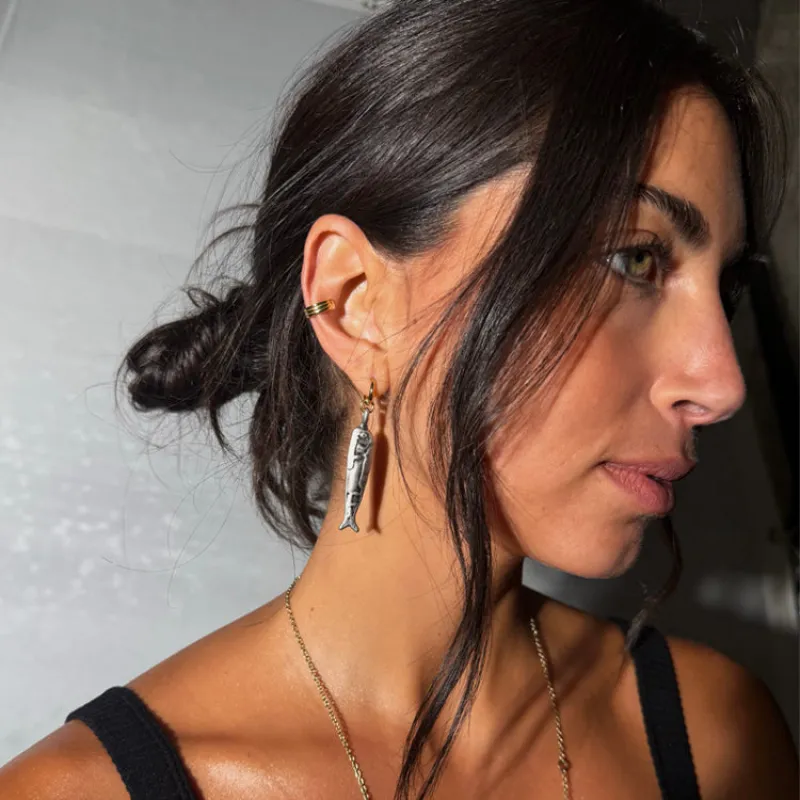 Deloris Sardine Earrings made by Never Fully Dressed