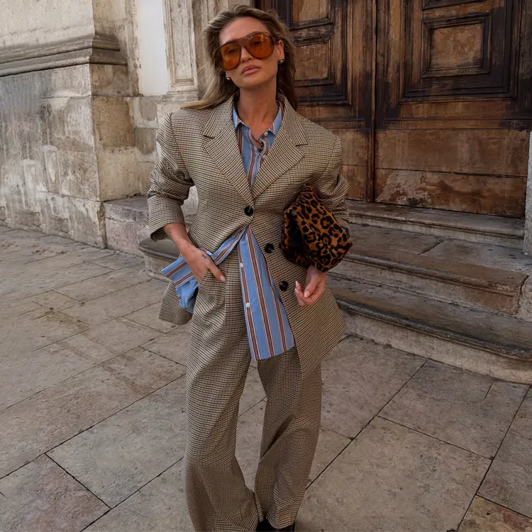 Check Trousers sold by Never Fully Dressed