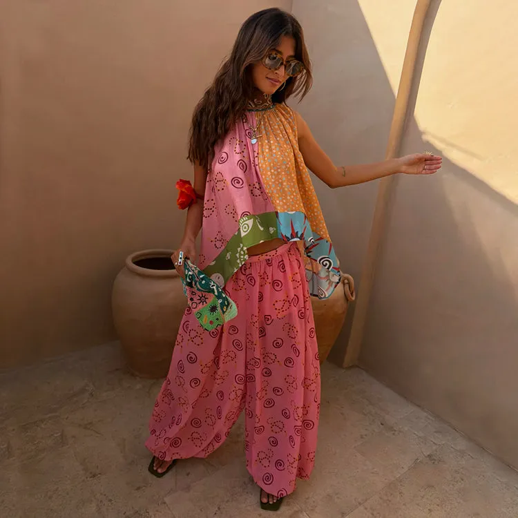 Pink Snake Balloon Trouser sold by Never Fully Dressed