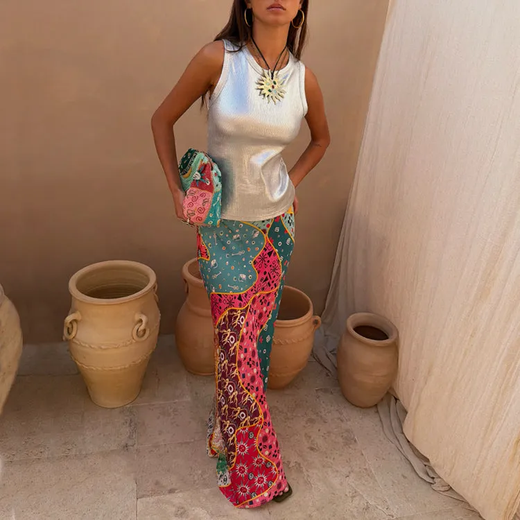 Pastel Morocco Dorris Skirt Petite sold by Never Fully Dressed product image thumbnail 3