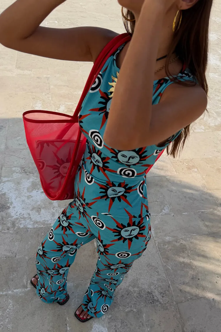 Blue Sun Foldover Trouser sold by Never Fully Dressed product image thumbnail 3