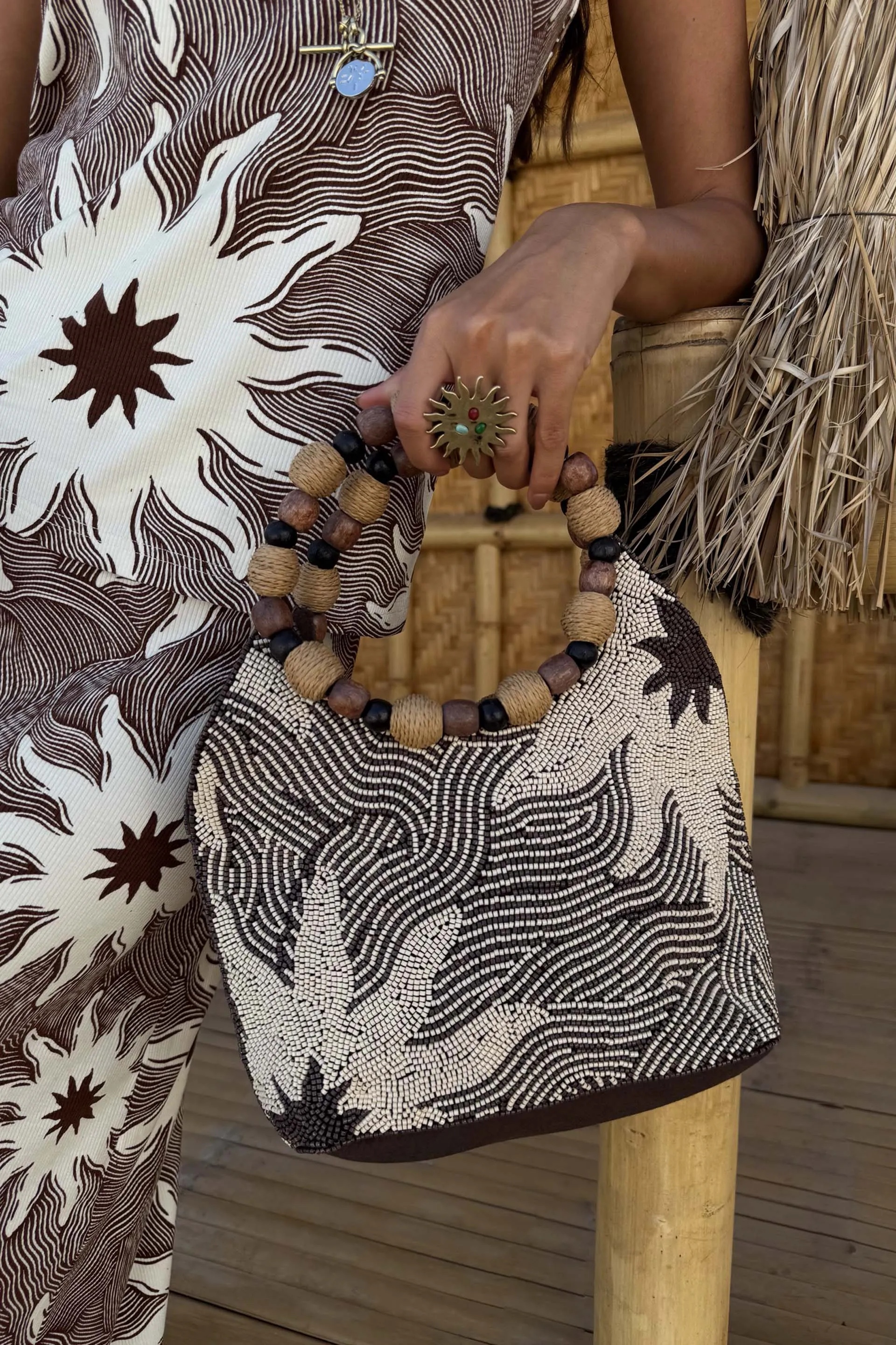 Soleil Beaded Bag sold by Never Fully Dressed product image thumbnail 2