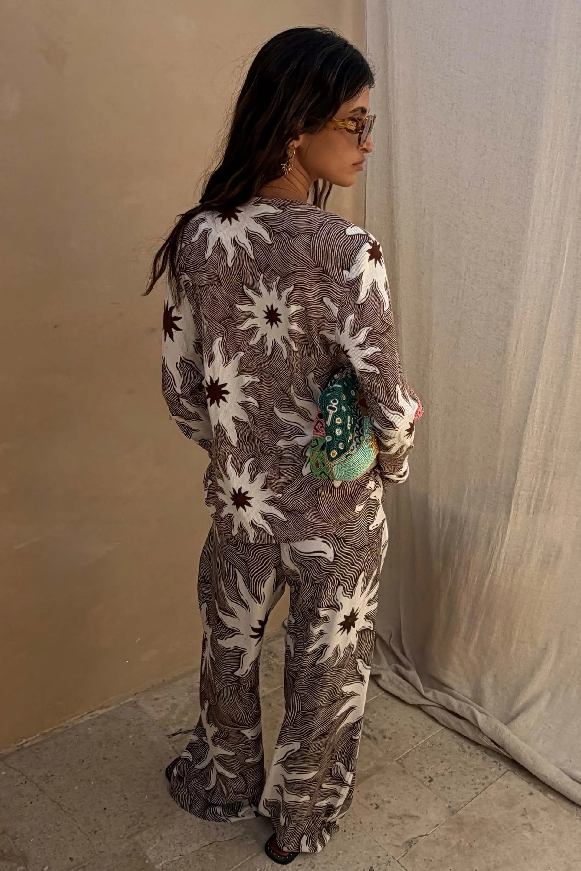 Chocolate Soleil Ellie Trousers sold by Never Fully Dressed product image thumbnail 5