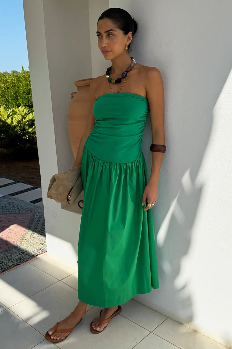 Green Lola Mid-axi Dress sold by Never Fully Dressed product image thumbnail 5
