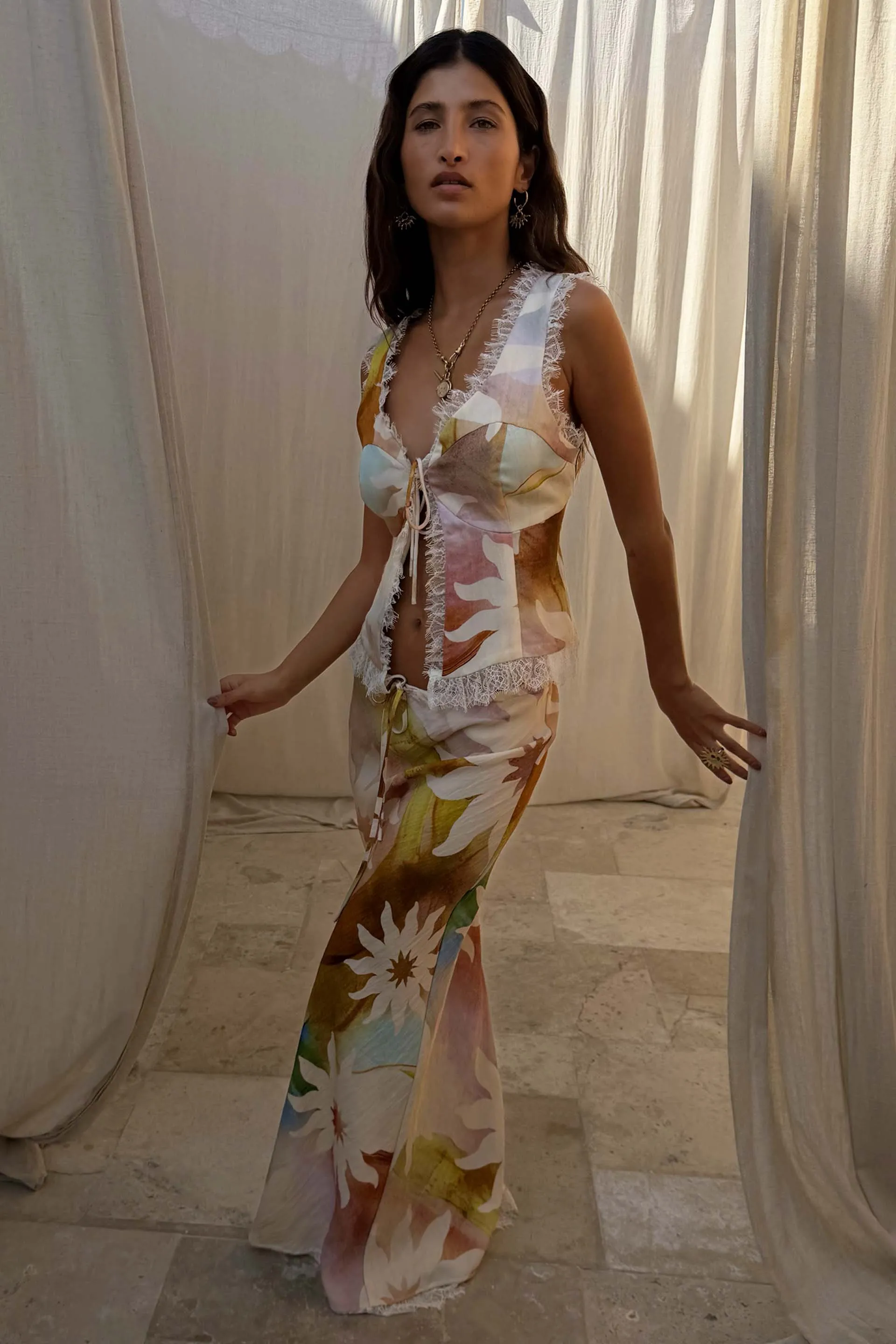 Abstract Soleil Mabel Skirt sold by Never Fully Dressed product image thumbnail 5