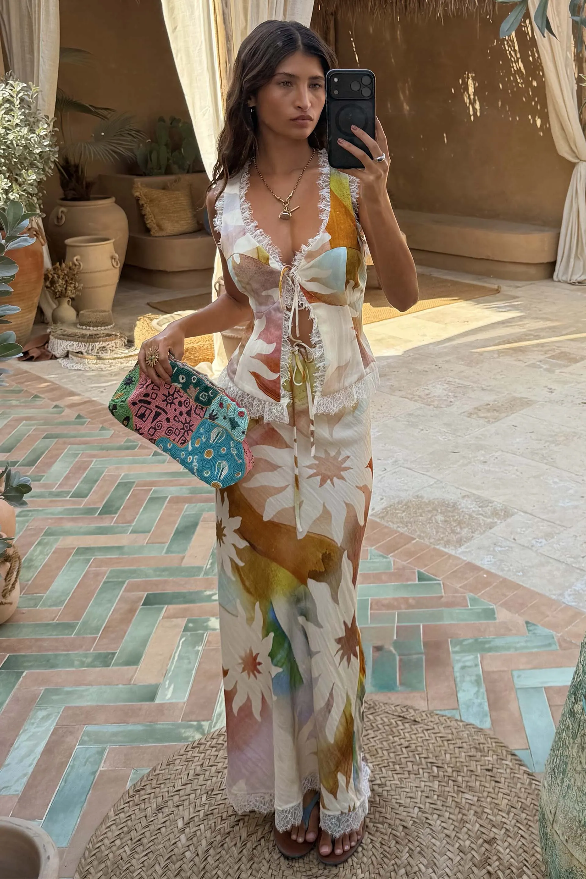 Abstract Soleil Mabel Skirt Petite sold by Never Fully Dressed product image thumbnail 4