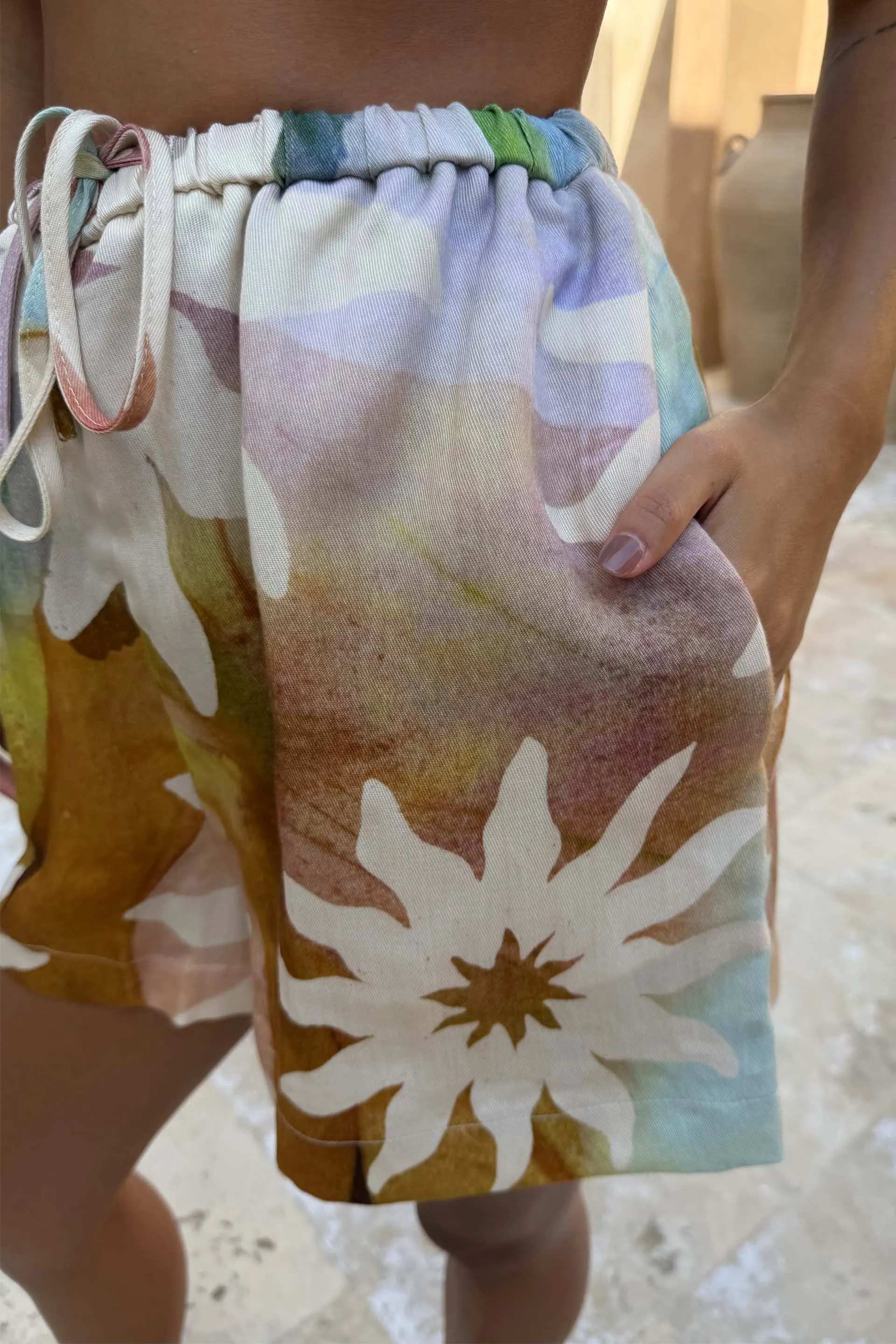 Abstract Soleil Ellie Shorts sold by Never Fully Dressed product image thumbnail 3