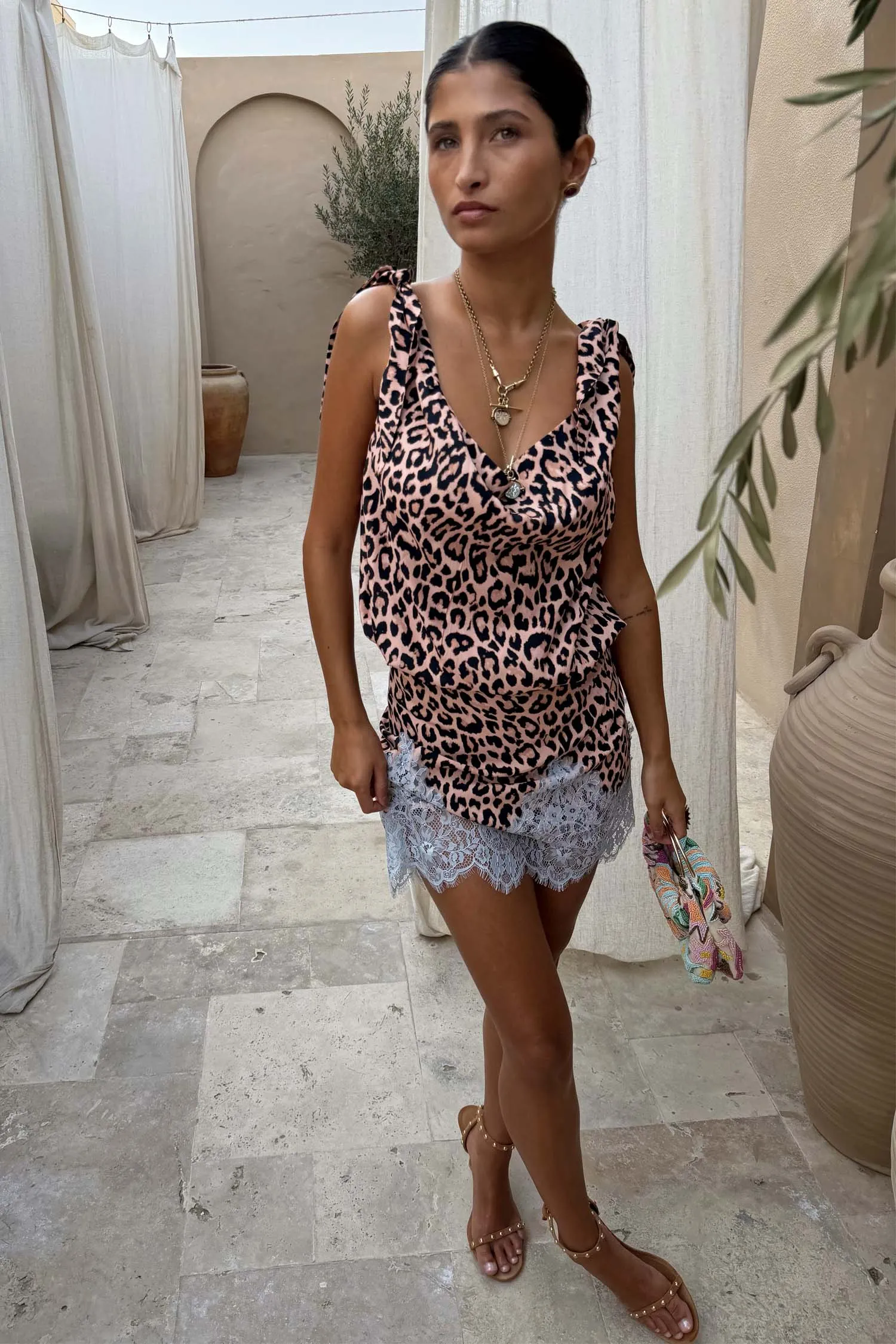 Leopard Leila Mini Dress sold by Never Fully Dressed product image thumbnail 3
