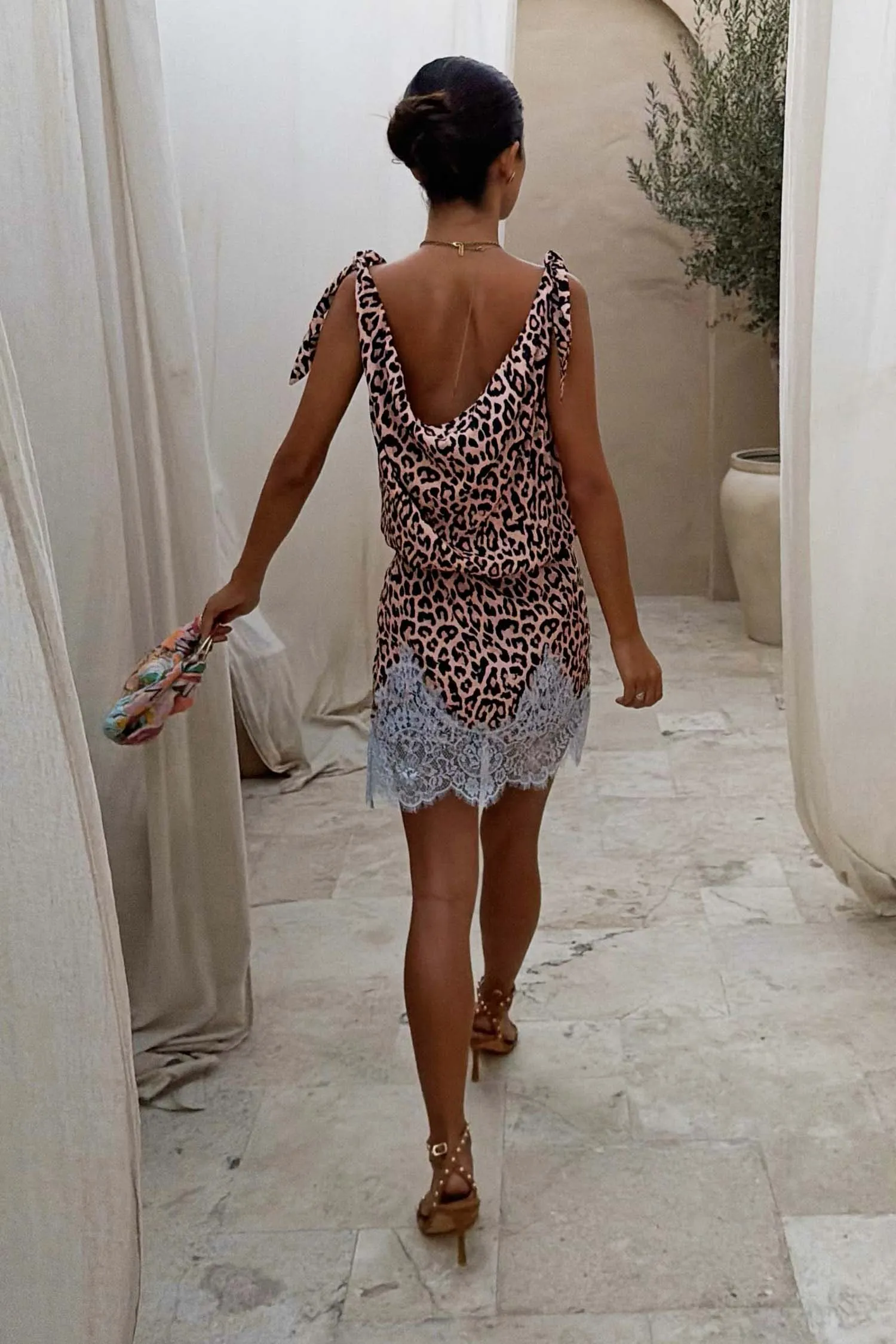 Leopard Leila Mini Dress sold by Never Fully Dressed product image thumbnail 5