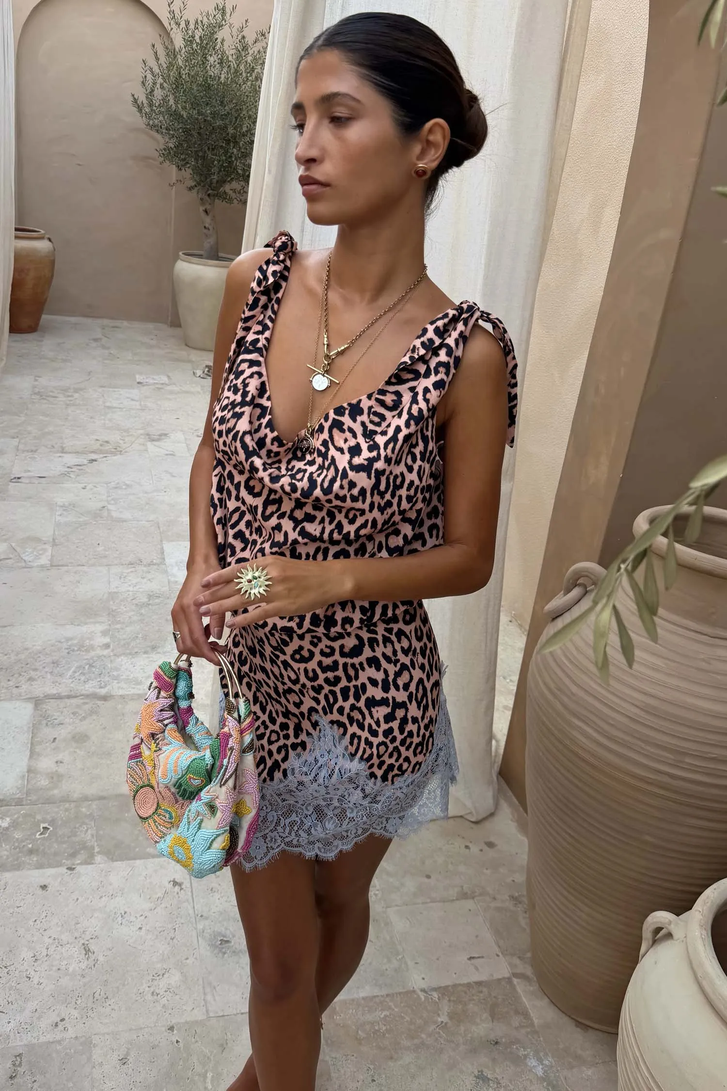 Leopard Leila Mini Dress sold by Never Fully Dressed product image thumbnail 2
