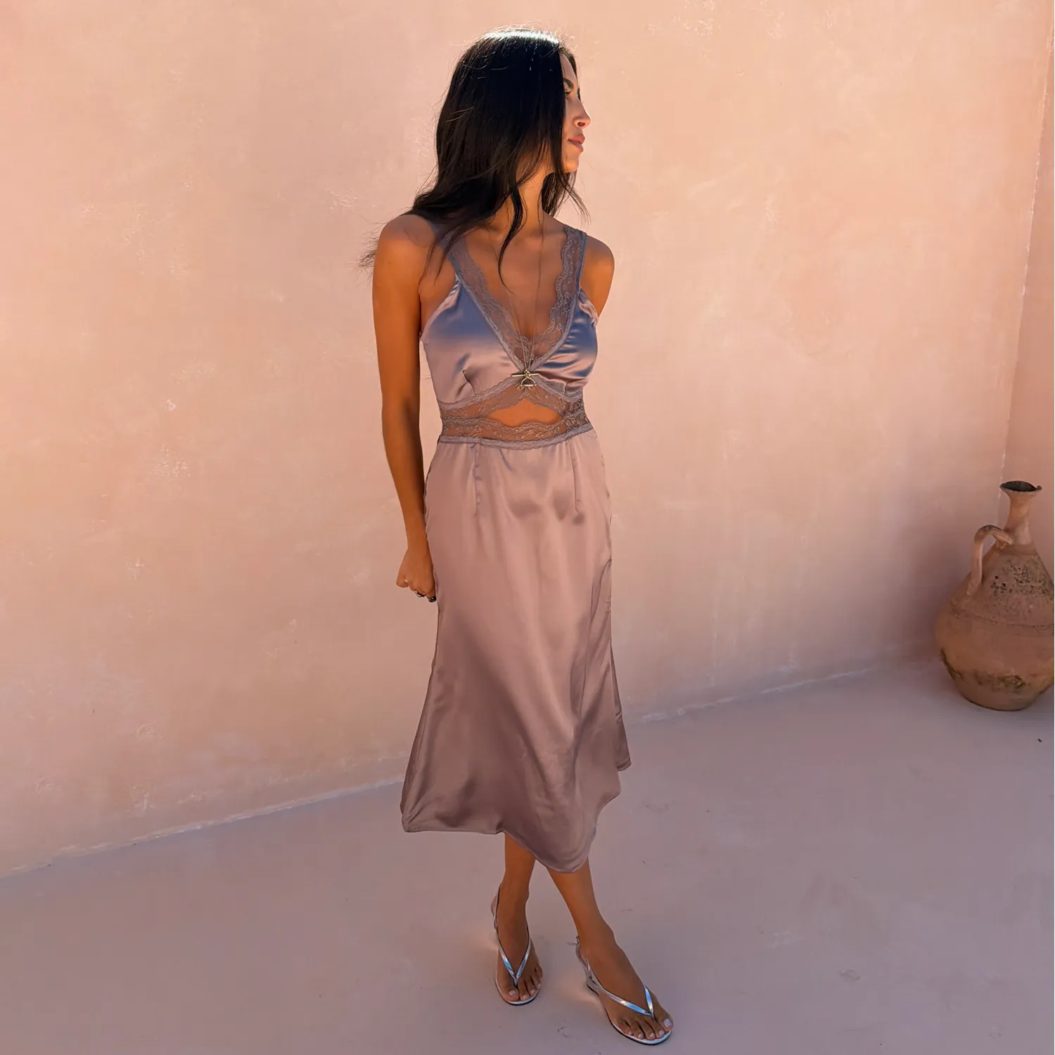 Mink Mimi Dress Petite sold by Never Fully Dressed