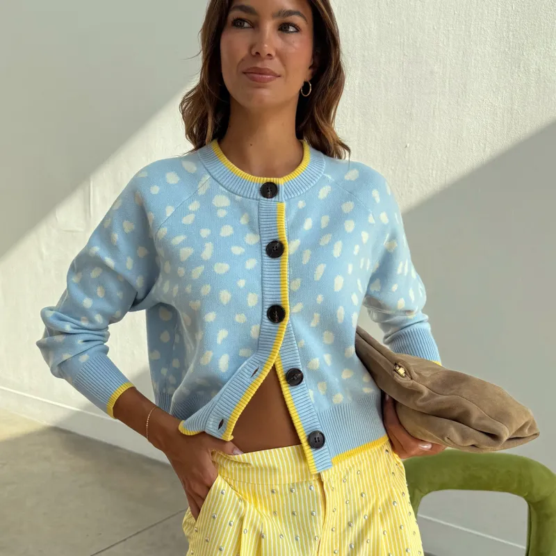 Blue Fawn Cheryl Cardigan made by Never Fully Dressed