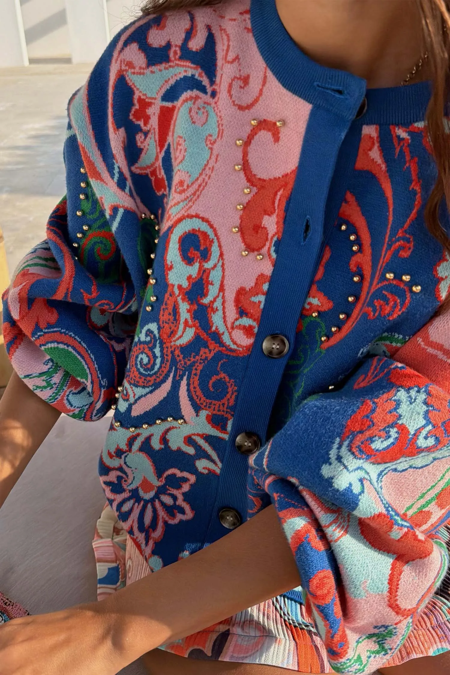 Blue Mari Cardigan sold by Never Fully Dressed product image thumbnail 3