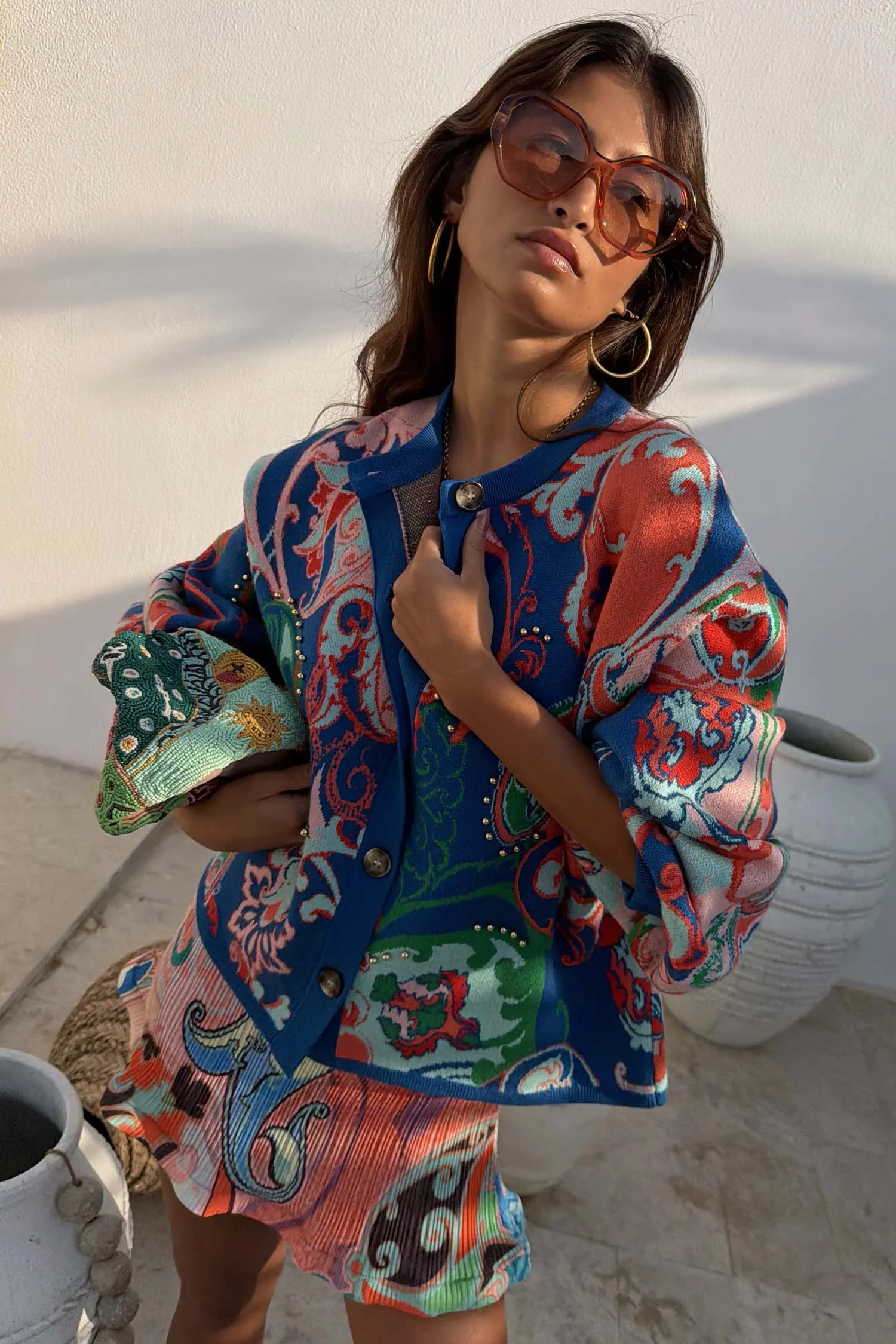 Blue Mari Cardigan sold by Never Fully Dressed product image thumbnail 2