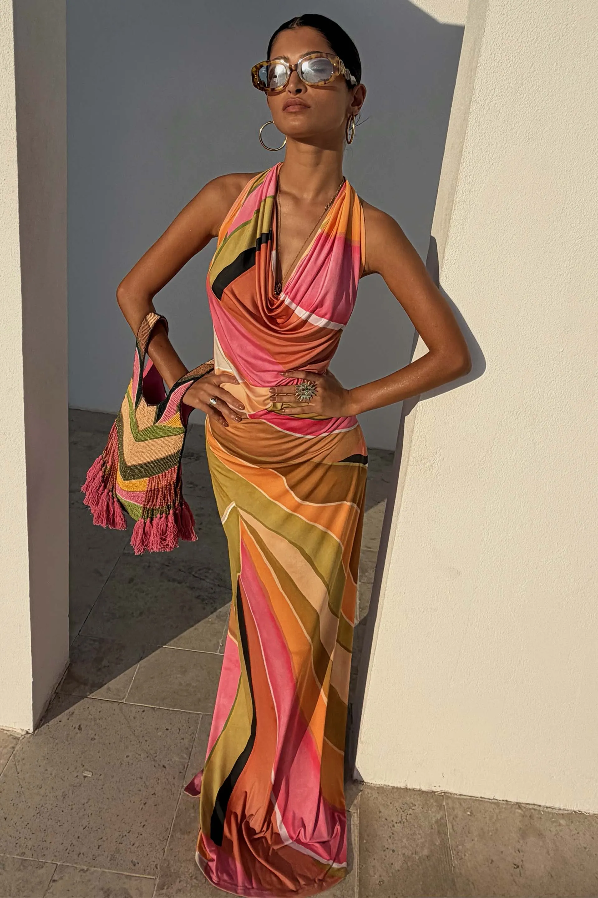 Green Abstract Sabine Dress sold by Never Fully Dressed product image thumbnail 2