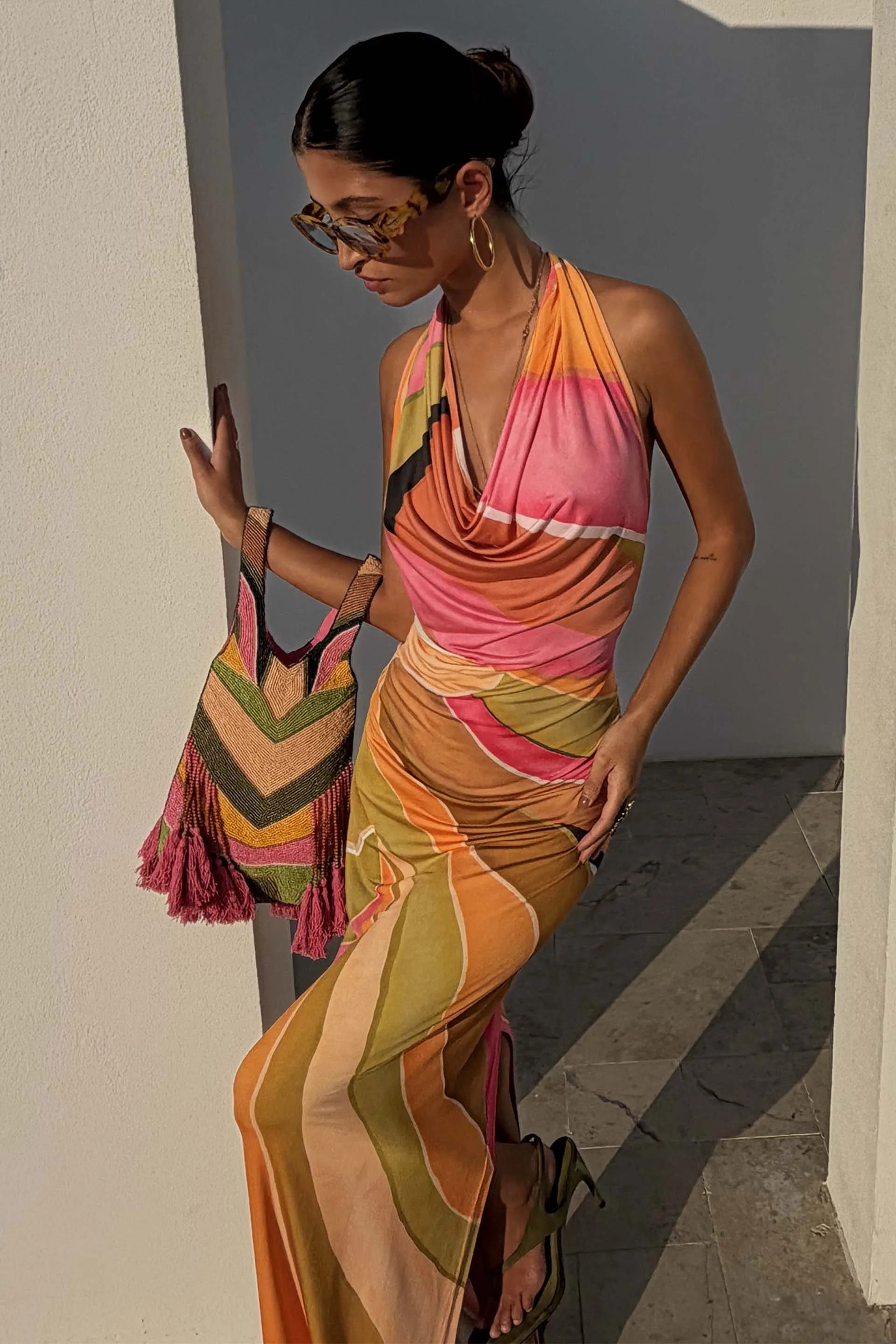 Green Abstract Sabine Dress sold by Never Fully Dressed product image thumbnail 5