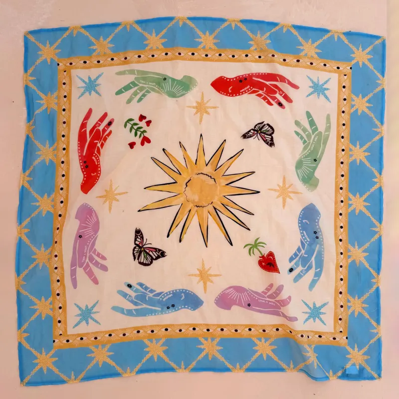 Mystical Hands Bandana made by Never Fully Dressed