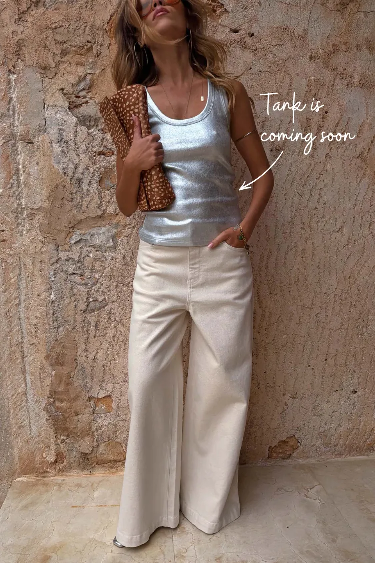 Ecru Jan Jeans sold by Never Fully Dressed product image thumbnail 2
