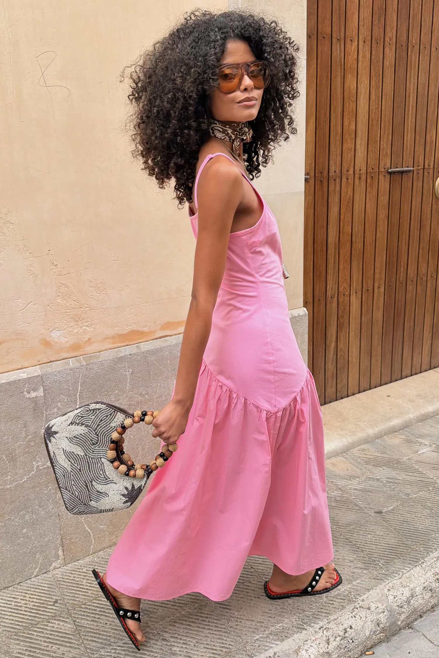 Pink Strappy Nova Dress sold by Never Fully Dressed product image thumbnail 3