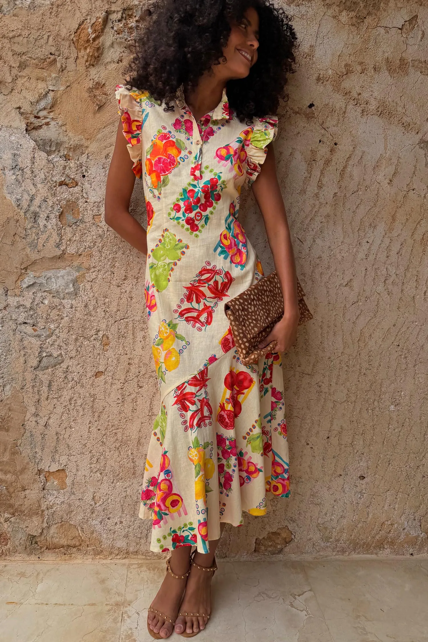 Fruit Stamps Remi Dress sold by Never Fully Dressed product image thumbnail 4