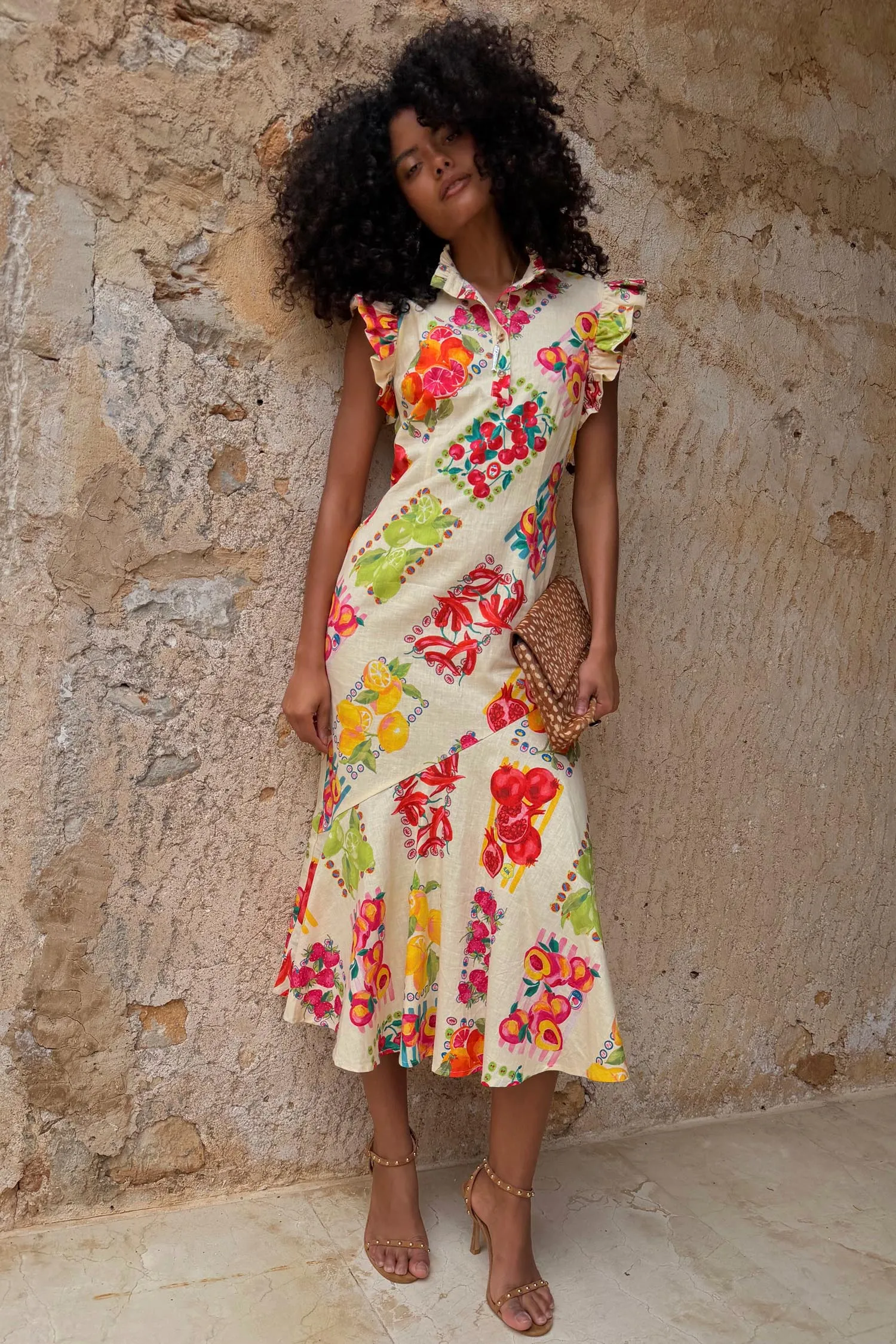 Fruit Stamps Remi Dress sold by Never Fully Dressed product image thumbnail 2