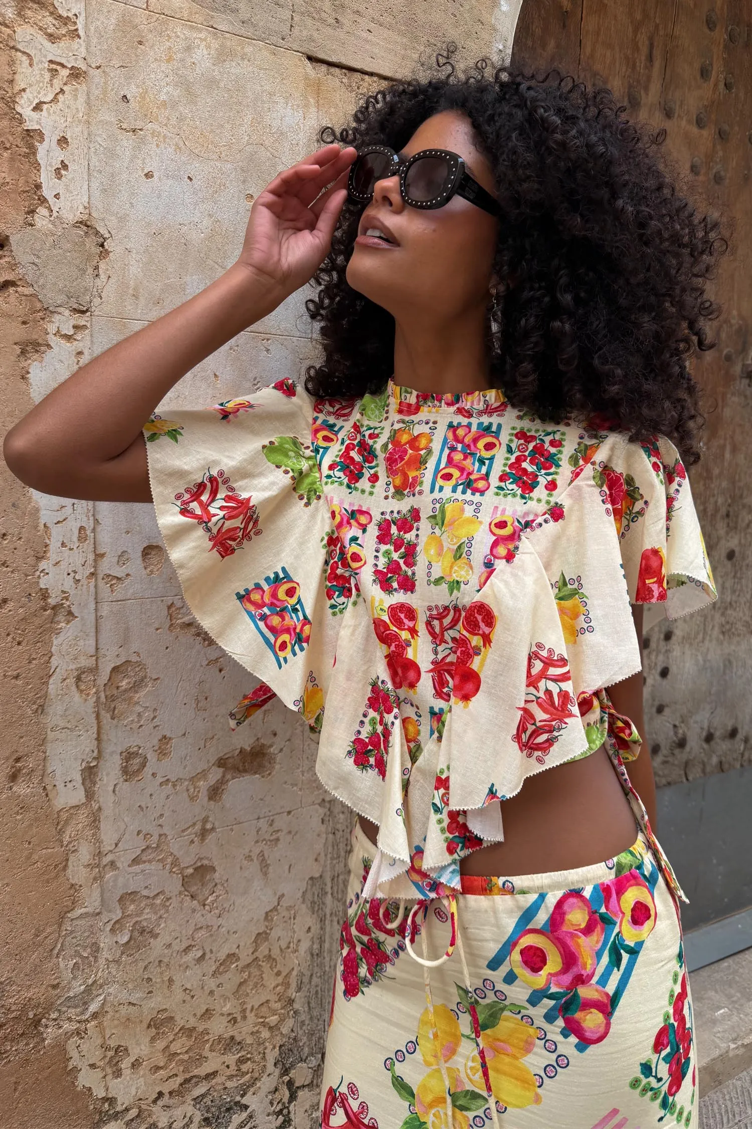 Fruit Stamps Florence Top sold by Never Fully Dressed product image thumbnail 2