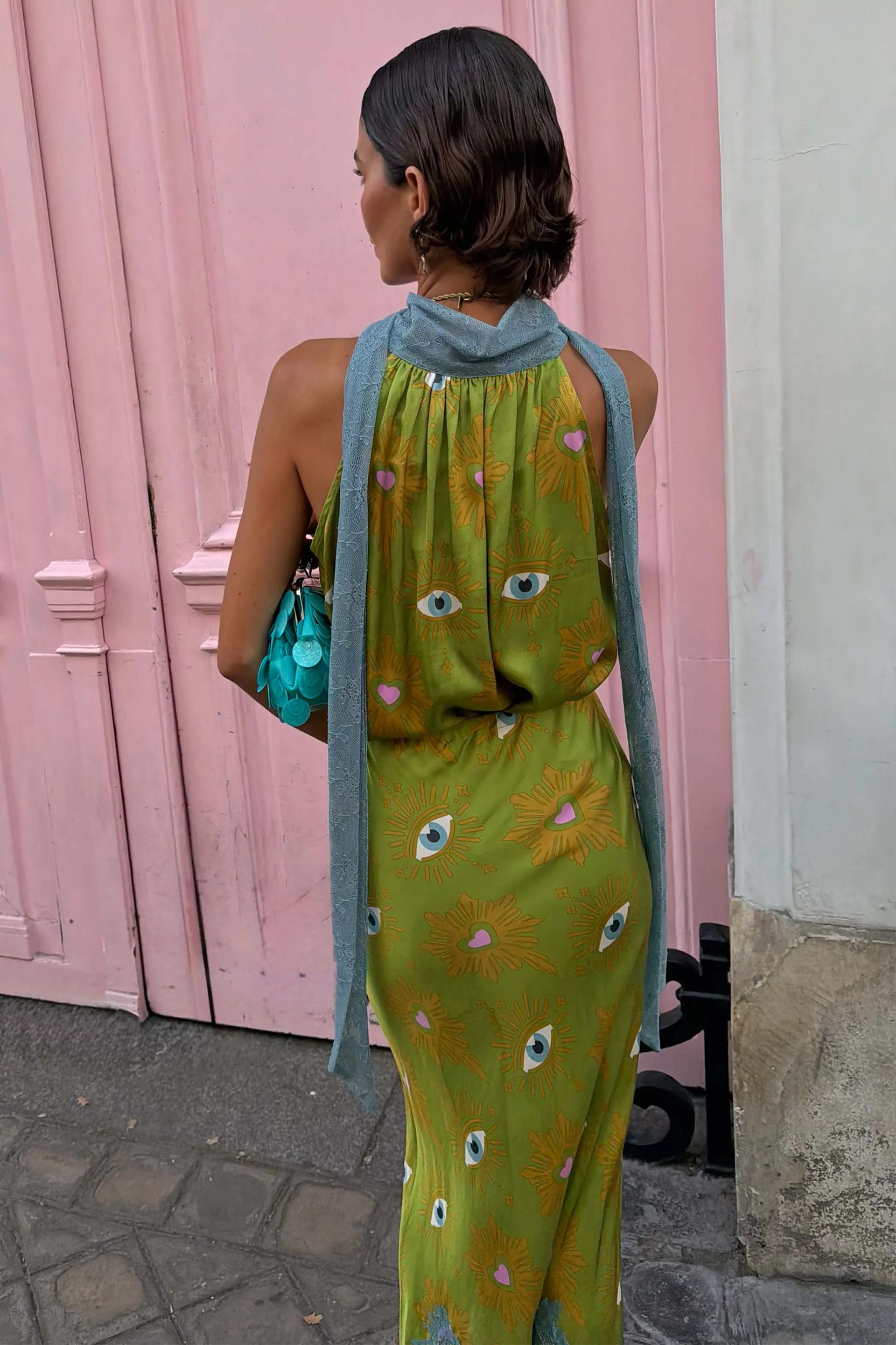 Khaki Eye Lily Top sold by Never Fully Dressed product image thumbnail 4