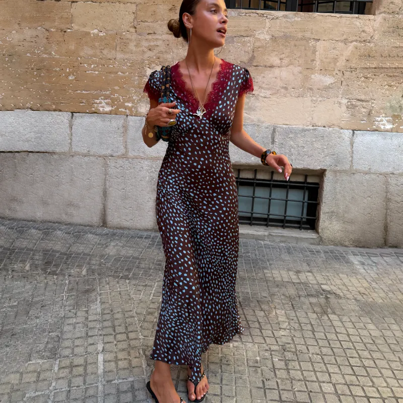 Chocolate Deer Olivia Dress made by Never Fully Dressed