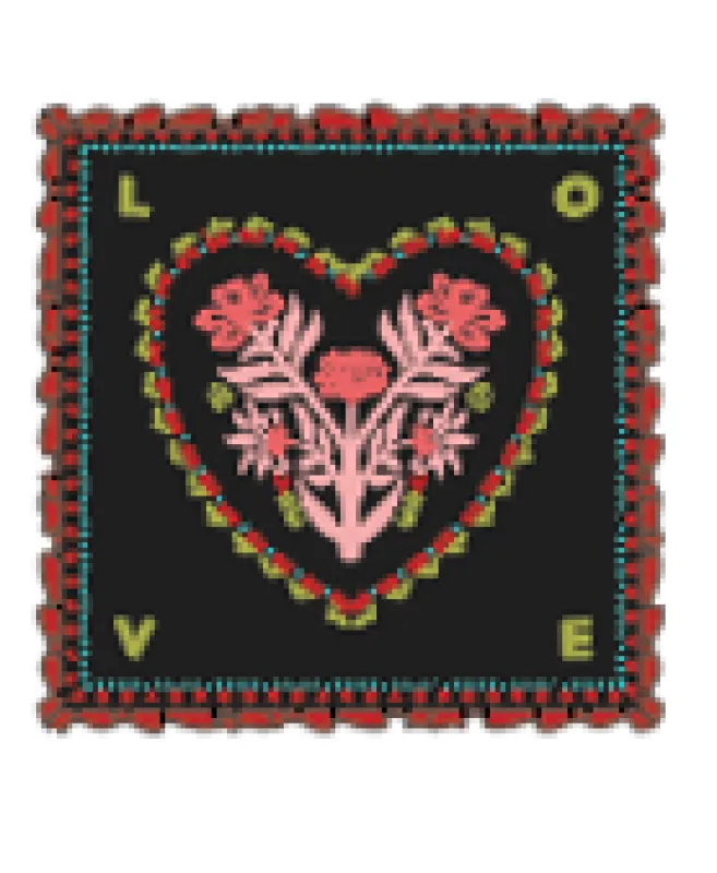 Love Bandana made by Never Fully Dressed