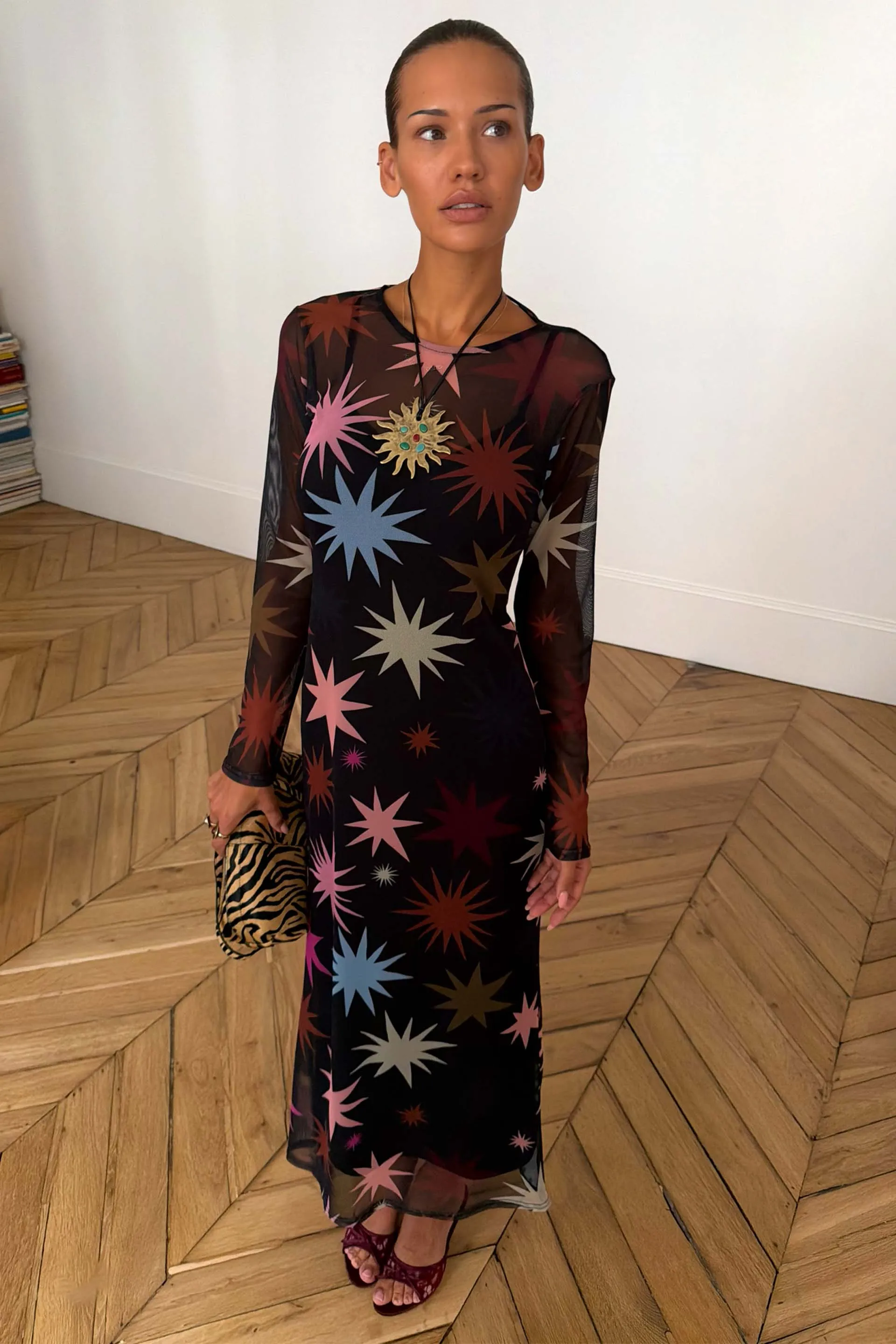 Black Star Soho Mesh Dress sold by Never Fully Dressed product image thumbnail 5