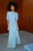 Denim Jacquard Monty Dress sold by Never Fully Dressed
