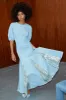 Denim Jacquard Monty Dress sold by Never Fully Dressed