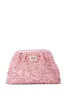Pink Sequin Clutch Bag sold by Never Fully Dressed