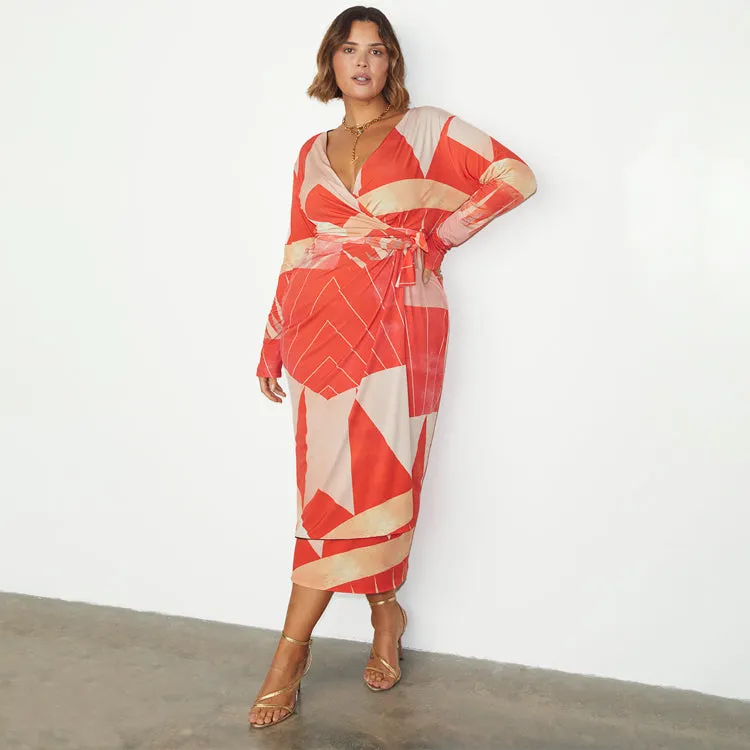 Reversible Sundial Wrap Dress sold by Never Fully Dressed