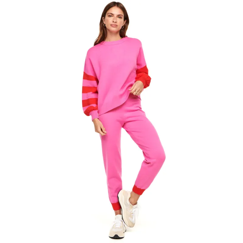 Pink and Red Jogger sold by Never Fully Dressed