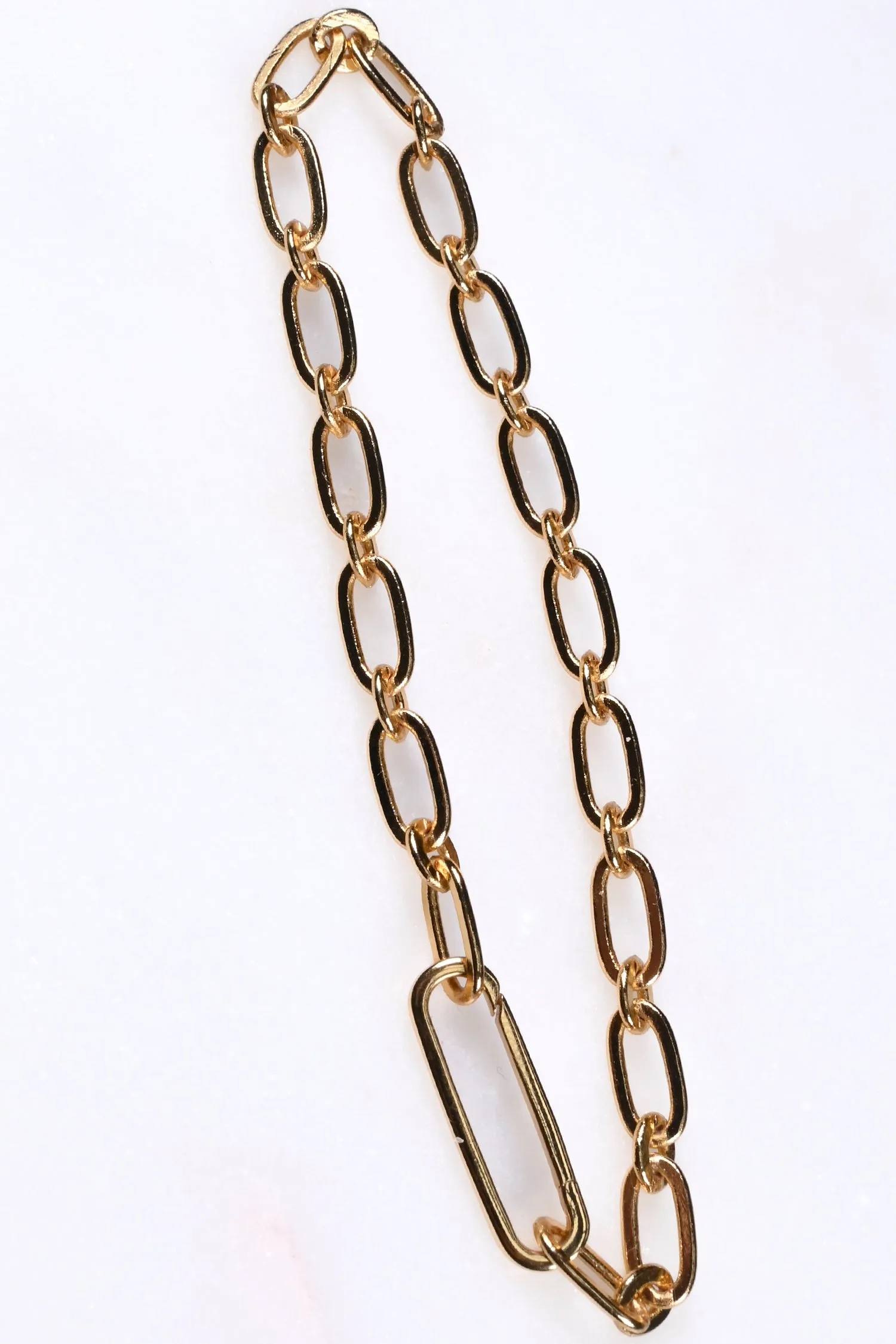 Clasping Link Gold Plated Bracelet sold by Never Fully Dressed product image thumbnail 2