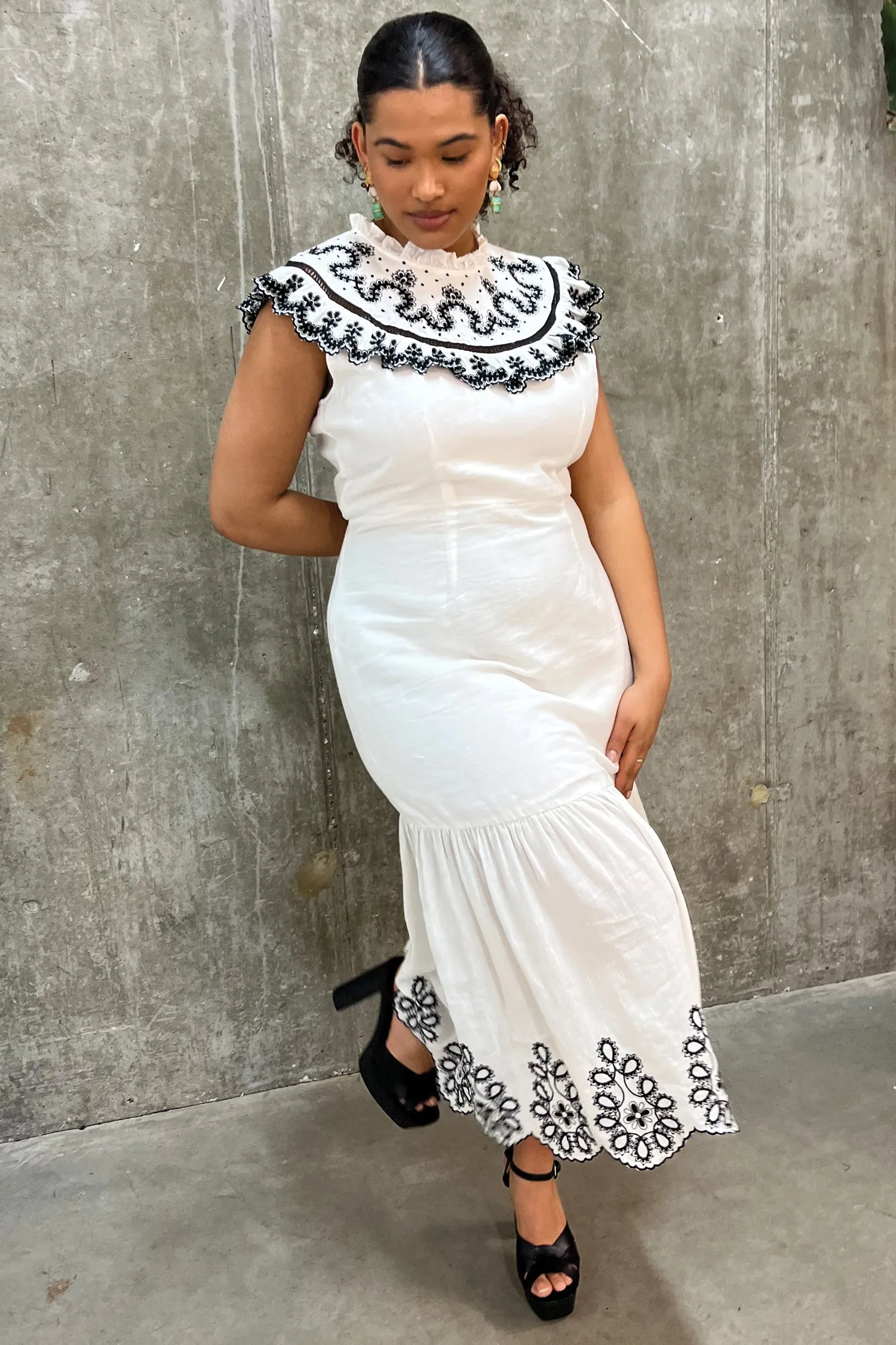 Indie Embroidered Dress - Curve sold by Never Fully Dressed product image thumbnail 5