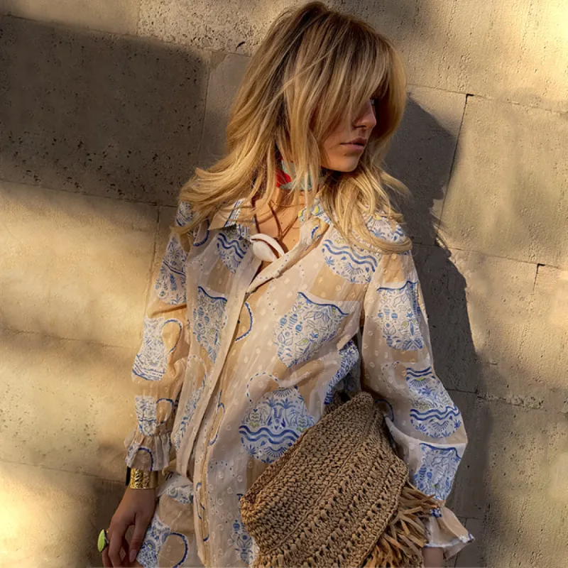 Sicilian Geanie Shirt sold by Never Fully Dressed