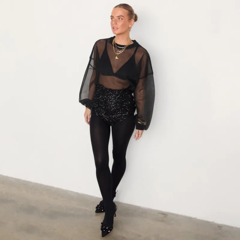 Black Zazi Jumper made by Never Fully Dressed