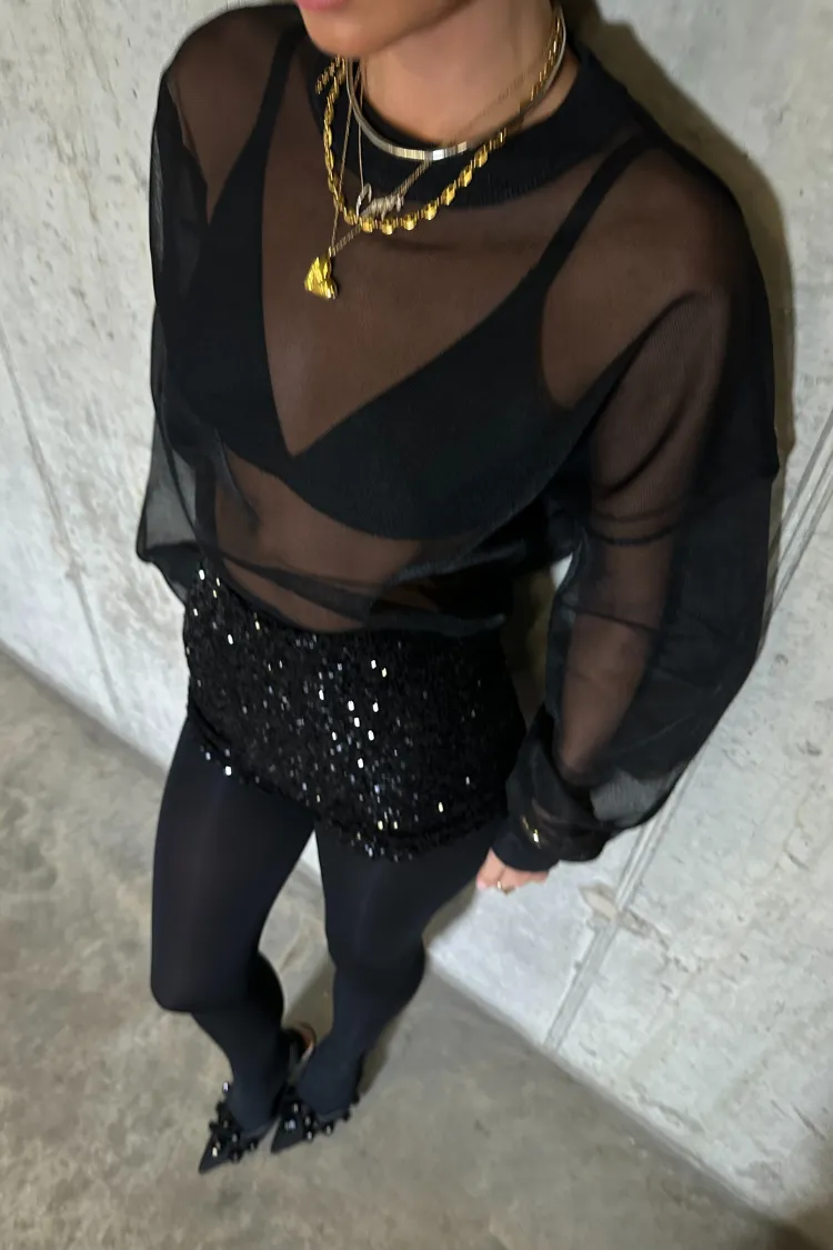 Black Zazi Jumper sold by Never Fully Dressed product image thumbnail 4
