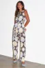 Black Mosaic Plate Jumpsuit sold by Never Fully Dressed