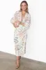 Cotton Linen Snake Jaspre Wrap Skirt sold by Never Fully Dressed